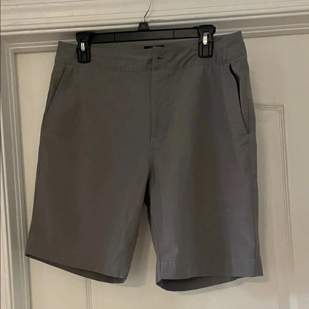 Faherty Men's Charcoal Flat Front Shorts